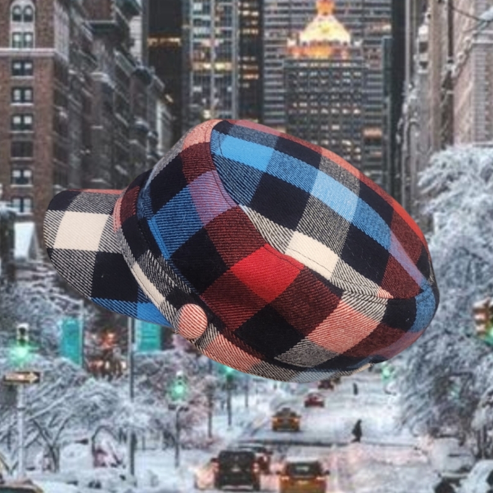 Y2K Plaid Cap